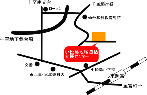 小松島地域包括支援センターの地図