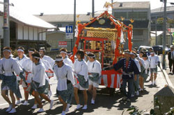 兎口神社のお祭りの写真