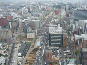 仙台駅第二土地区画整理事業地全景写真