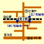 愛子駅（北）（南）駐輪場位置図