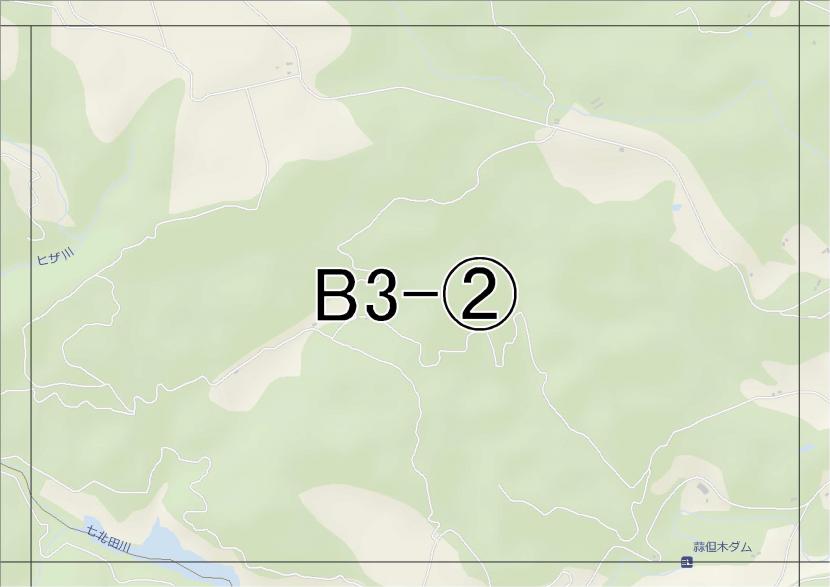 位置図　B3-(2)　泉区福岡方面