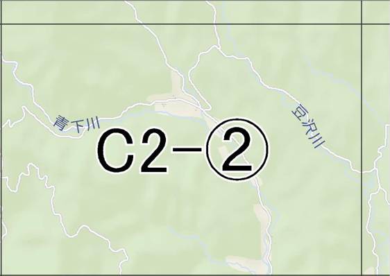 位置図　C2-(2)　青葉区大倉方面