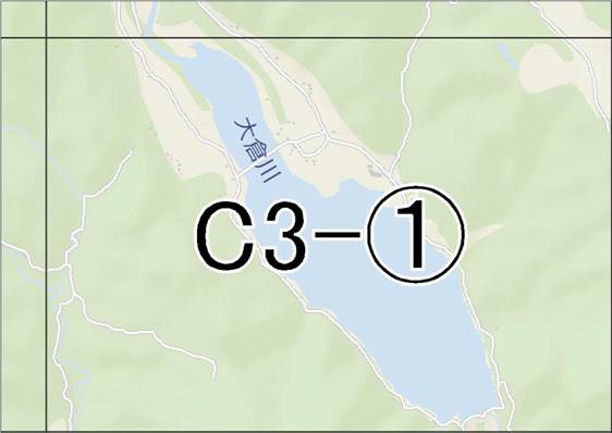位置図　C3-(1)　青葉区大倉方面