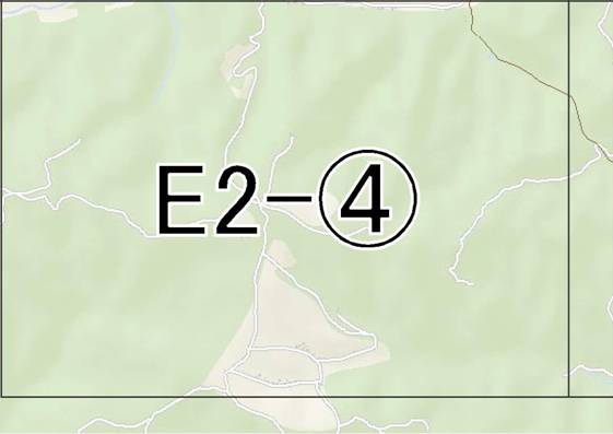 位置図　E2-(4)　太白区秋保町長袋方面