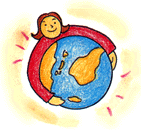 The picture about the human holding Earth