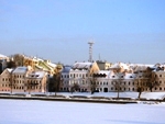 冬のミンスク市