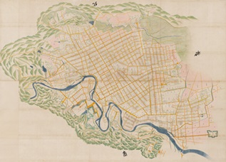 画像/仙台城下絵図 寛政元年(1789)頃