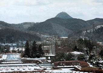 冬の太白山の写真