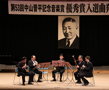 写真：中山晋平記念音楽賞で演奏する仙台フィル