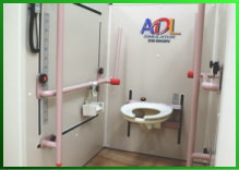 ADLシミュレータートイレユニットの写真