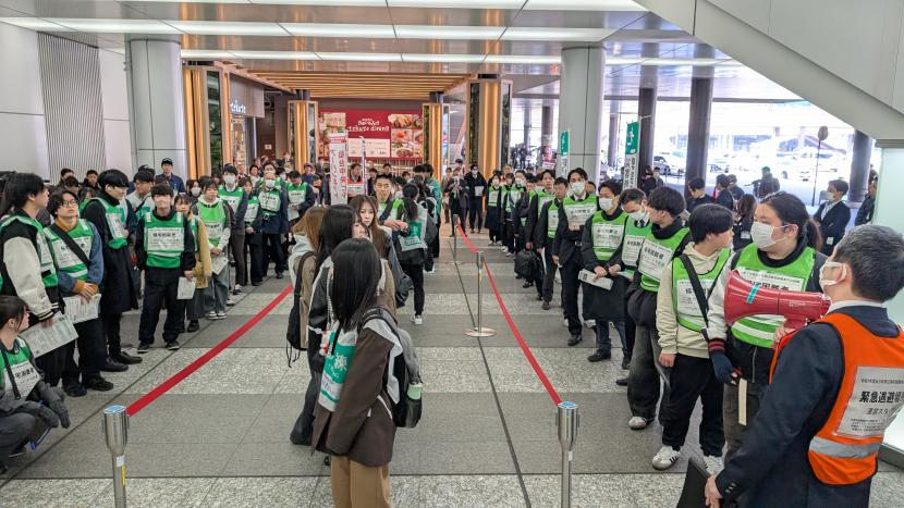 令和7年度帰宅困難者対応訓練1