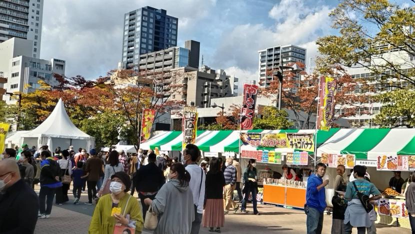 区民まつり会場全体