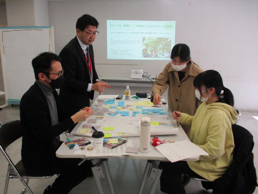 区長と話し合い