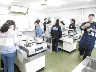 チョコレートフォンデュパーティの様子