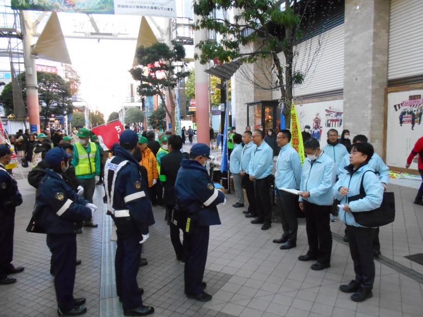 昨年度の防犯啓発キャンペーンの様子