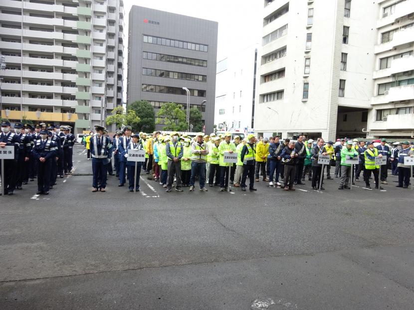 出動式に参加された方々の様子