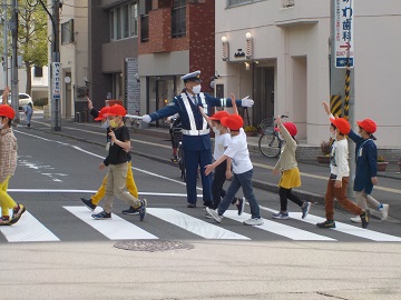 片平丁小学校1年交通教室