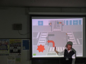 交通事故防止についての講義