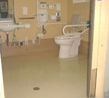 画像：ひろびろトイレ内スペースの画像