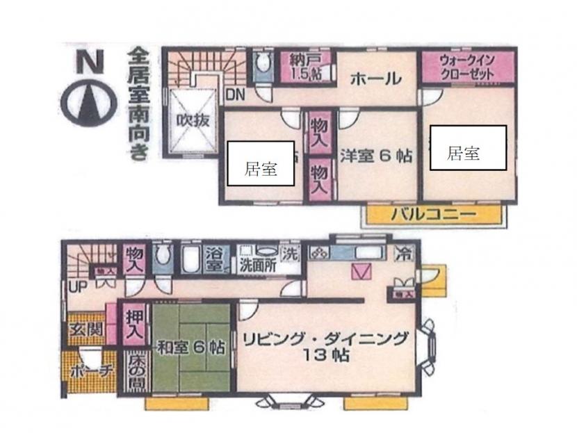 わおん泉ビレジ見取り図