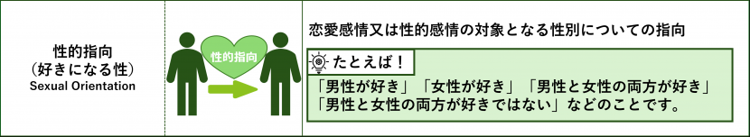 男性と女性の両方が好き、男性と女性の両方が好きではないなどのことです。