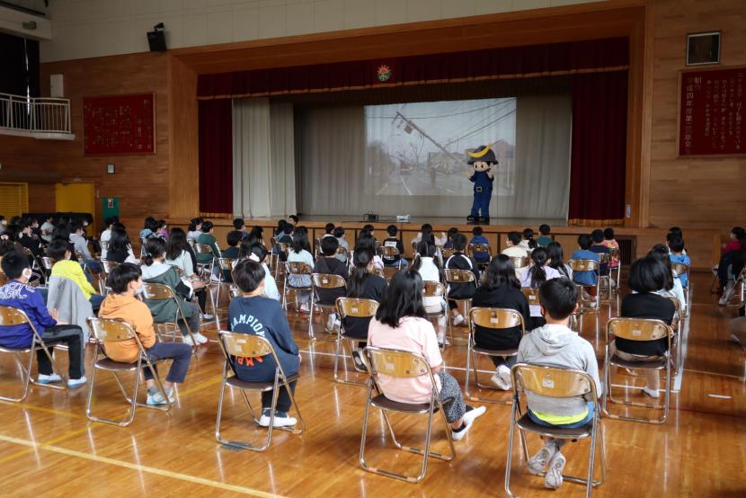 高森東小防災学習