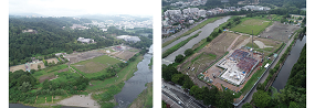 緑彩館の工事の様子