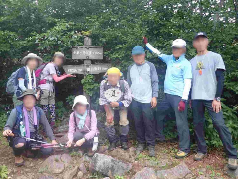 夏季登山の様子2