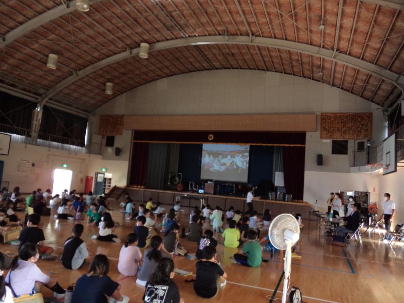 震災の記憶向陽台小学校での開催の様子