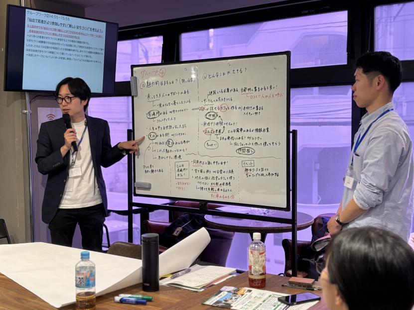 全体共有の様子1