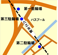 八乙女駅自転車等駐車場位置図