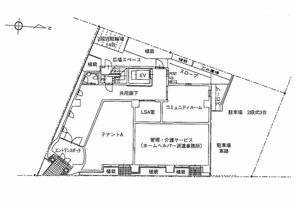 建物配置図