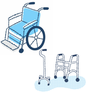 出前授業・高齢者体験キット貸出