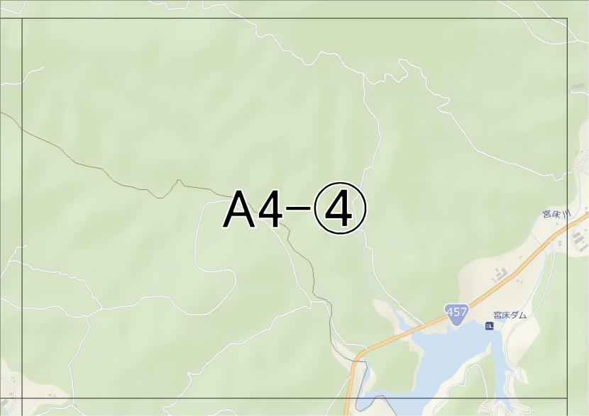 位置図　A4-(4)　泉区朴沢方面