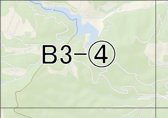 位置図　B3-(4)　青葉区大倉,泉区福岡方面