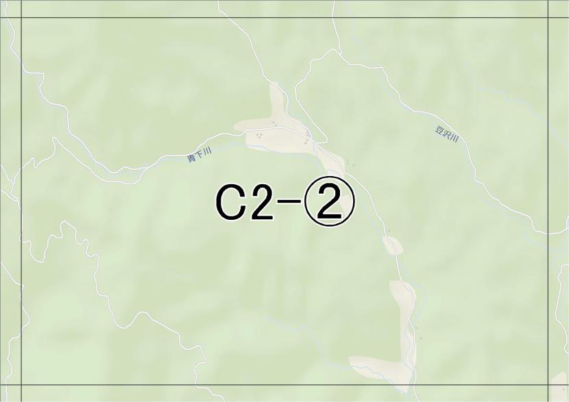 位置図　C2-(2)　青葉区大倉方面