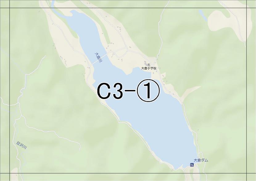位置図　C3-(1)　青葉区大倉方面