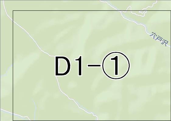 位置図　D1-(1)　太白区秋保町馬場方面