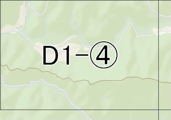 位置図　D1-(4)　太白区秋保町馬場方面