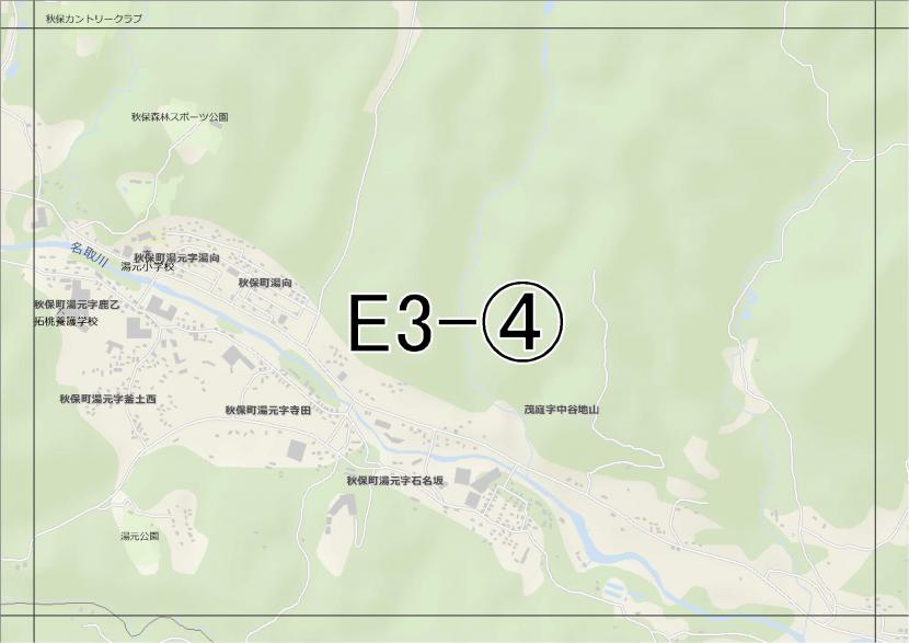 位置図　E3-(4)　太白区秋保町湯元,秋保温泉方面