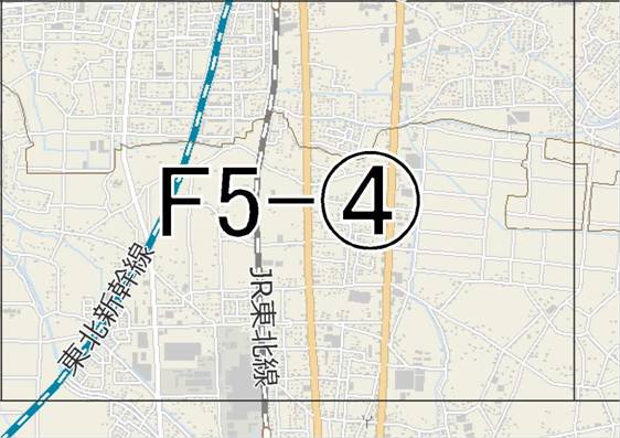 位置図　F5-(4)　太白区富沢,柳生方面