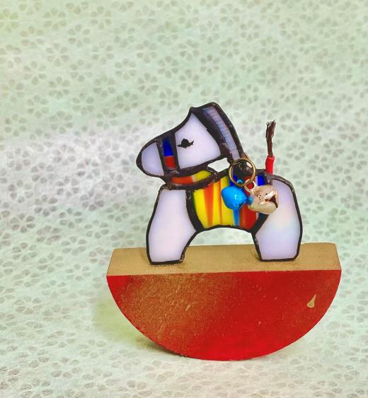 ステンドグラスで干支のチャグチャグ馬っこをつくろう