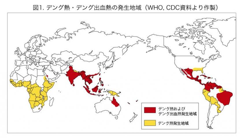 デング熱・デング出血熱の発生地域