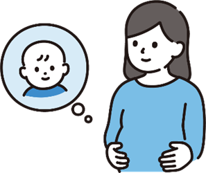 妊婦の図