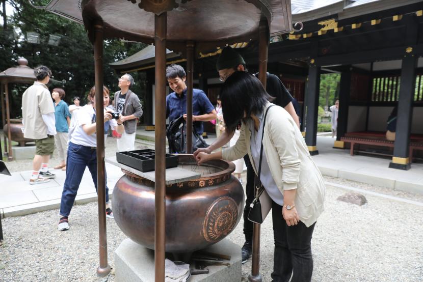 瑞鳳殿の大きな銅製香炉
