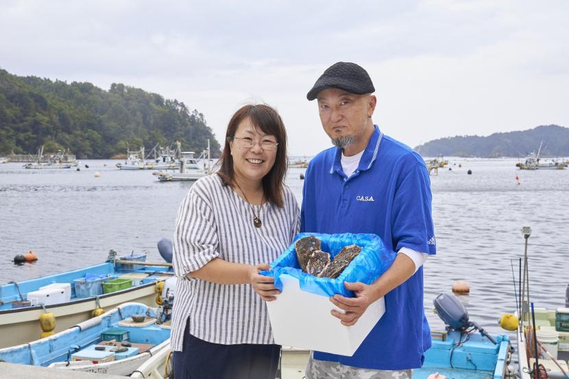 イワカキ商店夫婦の写真