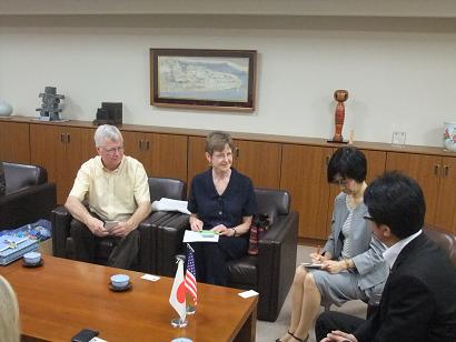 They visited Sendai City Hall