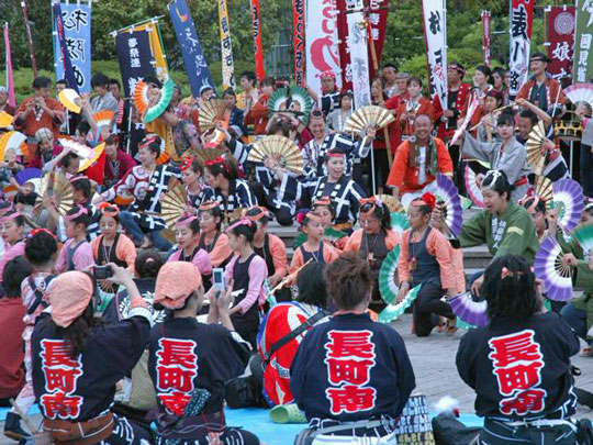 Suzumeodori festival