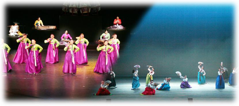 光州市立国劇団の歌と踊り