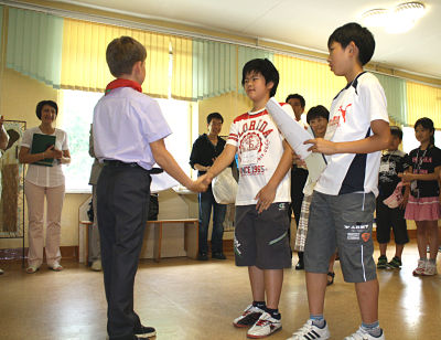 ベラルーシ共和国ミンスク市へ小学生訪問団を派遣しました